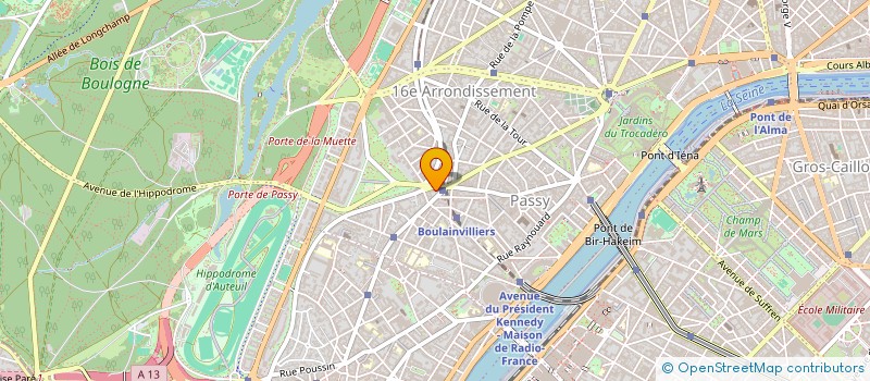 localisation de l'entreprise SYND.COPR. 8 - 8 BIS RUE BAILLET 75001 P  PARIS