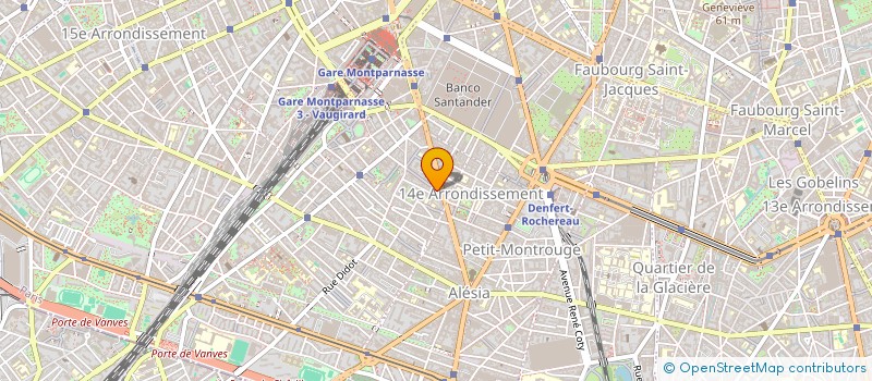 localisation de l'entreprise SYND.COPR. 8 8B RUE DE L ABBE CARTON 750  PARIS