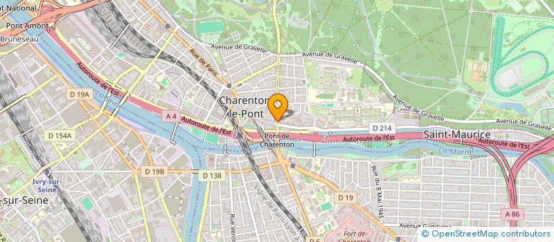 localisation de l'entreprise SYND.COPR. 8 AV DU MAL DE LATTRE DE TASS à SAINT-MAURICE