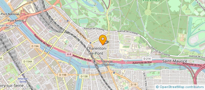 localisation de l'entreprise SYND.COPR. 8 CITE DU PETIT THOUARS 75003 à CHARENTON-LE-PONT