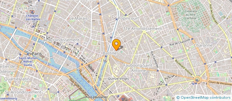 localisation de l'entreprise SYND COPR 8 RUE DE LAPPE 75011 PARIS  PARIS