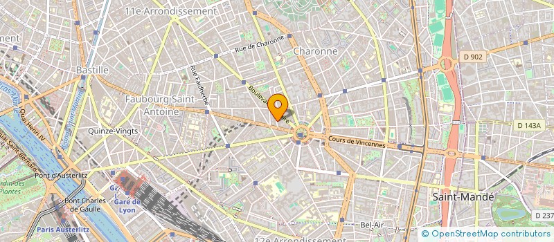 localisation de l'entreprise SYND.COPR. 8 RUE DES IMMEUBLES  INDUSTRI  PARIS