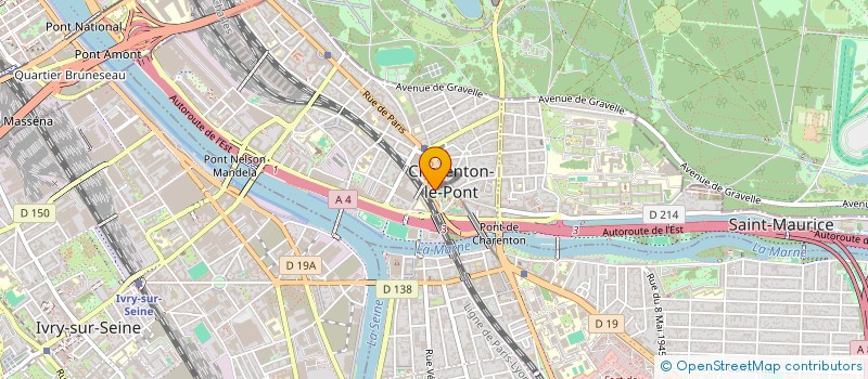 localisation de l'entreprise SYND.COPR. 8 RUE DES MECHES 94 CRETEIL à CHARENTON-LE-PONT