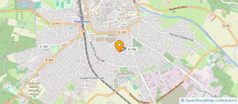 localisation de l'entreprise SYND COPR 8 RUE DES PAPILLONS  HAGUENAU