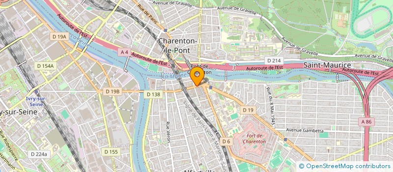 localisation de l'entreprise SYND.COPR. 8 RUE EUGENE RENAULT 94 MAISO à MAISONS-ALFORT