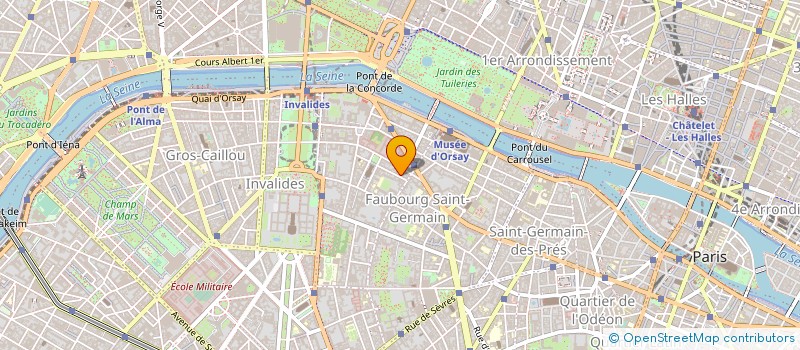 localisation de l'entreprise SYND.COPR. 8 RUE LAS CASES 75007 PARIS  PARIS