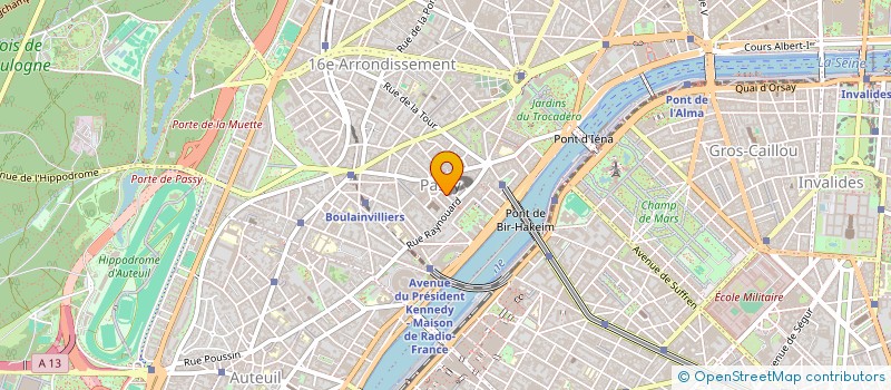 localisation de l'entreprise SYND COPR 8 RUE LYAUTEY 75016   PARIS RE  PARIS