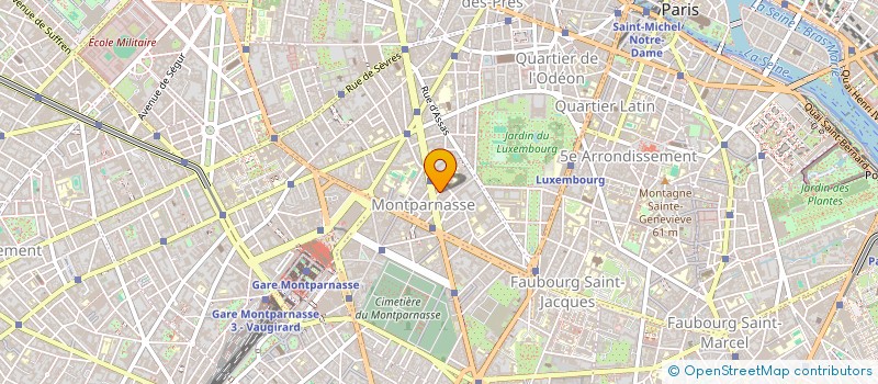 localisation de l'entreprise SYND COPR 8 RUE STE BEUVE 75006 PARIS  PARIS