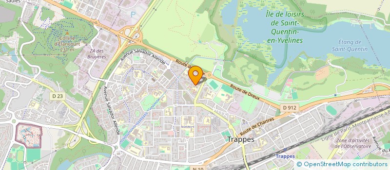 localisation de l'entreprise SYND.COPR. 8 SQU. GEORGE SAND 78 TRAPPES  TRAPPES