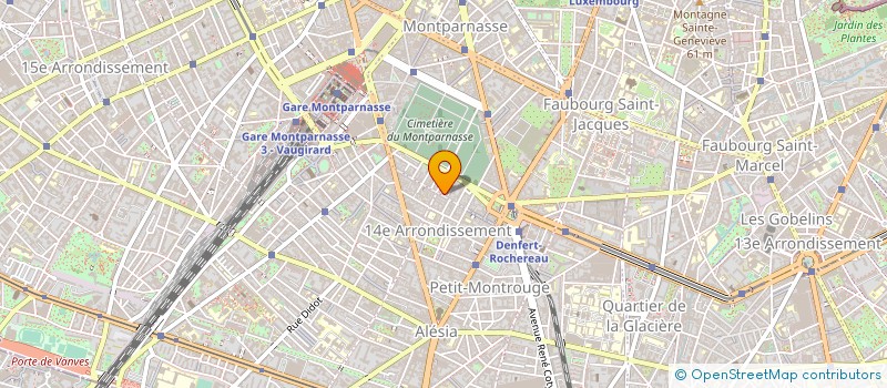 localisation de l'entreprise SYND.COPR. 8 VLA SAINT JACQUES  75014 PA  PARIS