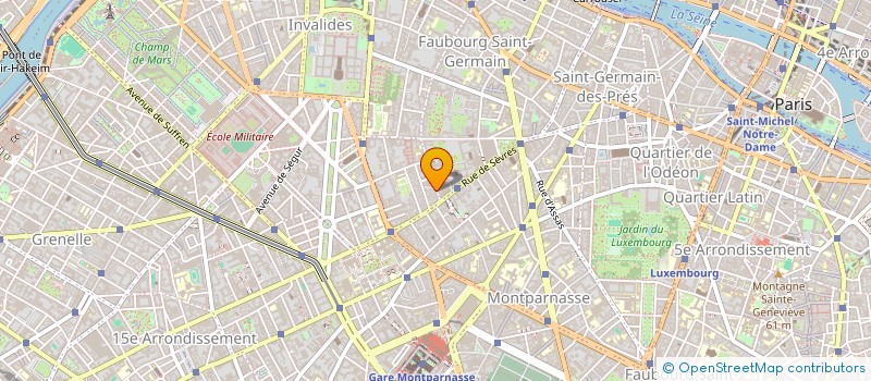 localisation de l'entreprise SYND.COPR. 80 RUE VANEAU 75007  PARIS RE  PARIS