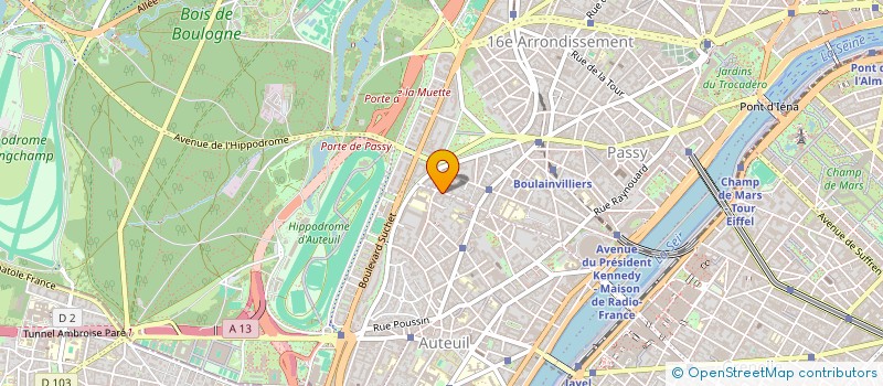 localisation de l'entreprise SYND.COPR. 81 R DE L'ASSOMPTION 75016 PA  PARIS