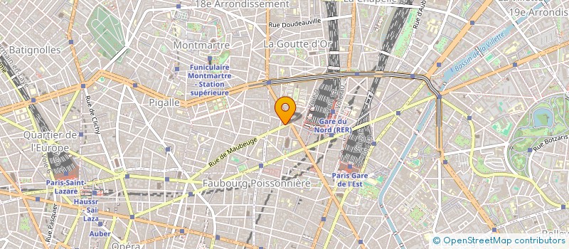 localisation de l'entreprise SYND.COPR. 81 RUE DE MAUBEUGE   PARIS 10  PARIS