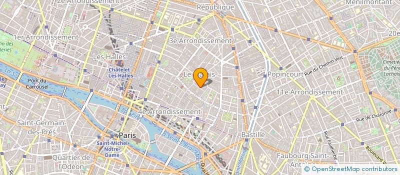 localisation de l'entreprise SYND.COPR. 82 BD BEAUMARCHAIS   75011 PA  PARIS