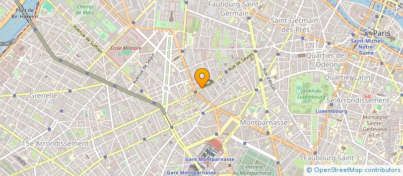 localisation de l'entreprise SYND COPR 82 RUE DE SEVRES 75107  PARIS
