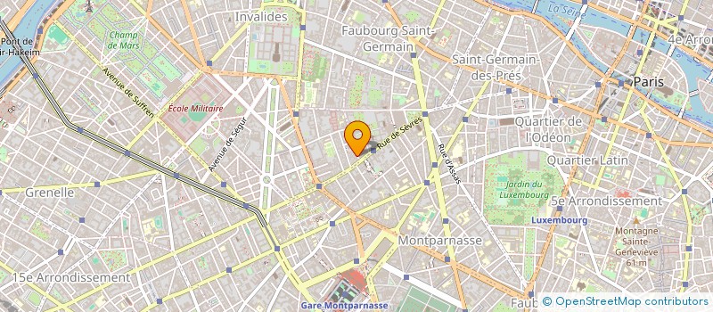 localisation de l'entreprise SYND.COPR. 82 RUE VANEAU 75007  PARIS RE  PARIS