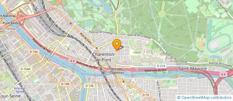 localisation de l'entreprise SYND COPR 83 R DE TOLBIAC PARIS 13 à CHARENTON-LE-PONT