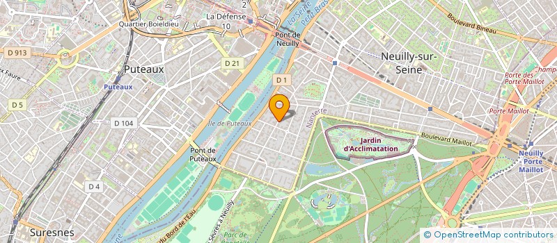 localisation de l'entreprise SYND.COPR. 83 RUE DE LONGCHAMP 92 NEUIL à NEUILLY-SUR-SEINE