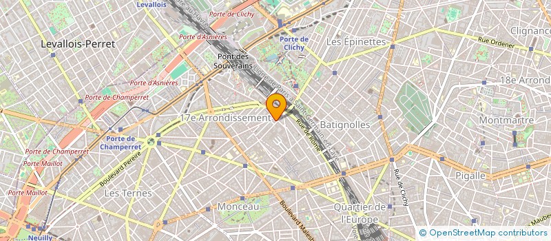 localisation de l'entreprise SYND.COPR. 83 RUE DE SAUSSURE 75017 PARI  PARIS