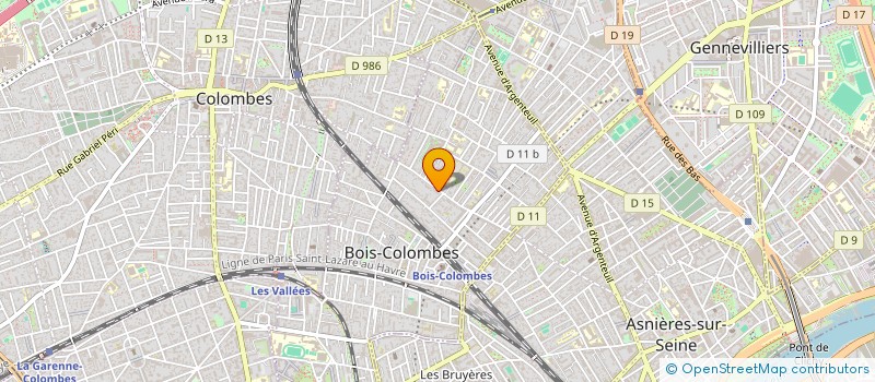localisation de l'entreprise SYND COPR 83 RUE VICTOR HUGO 92270 BOIS COLOMBES à BOIS-COLOMBES