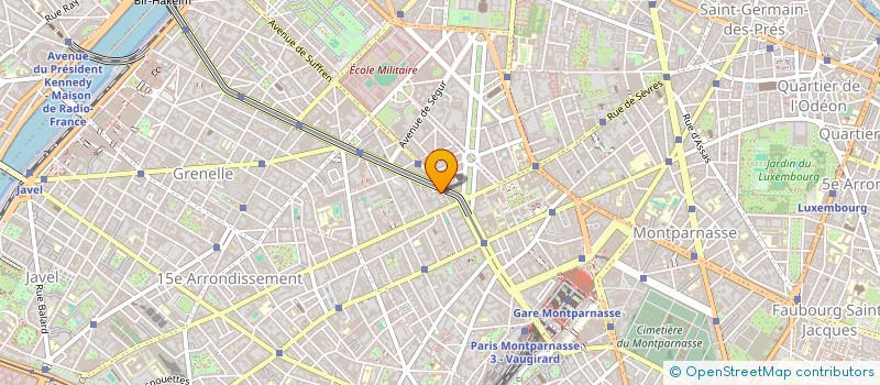 localisation de l'entreprise SYND.COPR. 84 BD GARIBALDI PARIS 15 REP  PARIS
