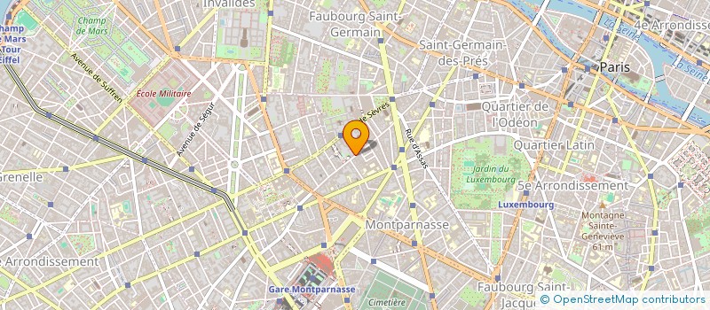 localisation de l'entreprise SYND COPR 84 R DU CHERCHE MIDI 75106  PARIS
