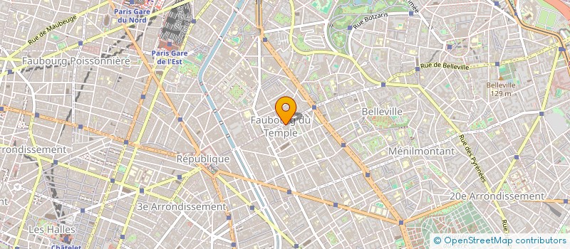localisation de l'entreprise SYND.COPR. 84 R DU FG DU TEMPLE PARIS 11  PARIS