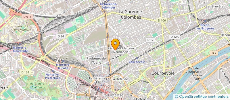 localisation de l'entreprise SYND COPR 84 RUE DE NORMANDIE à COURBEVOIE