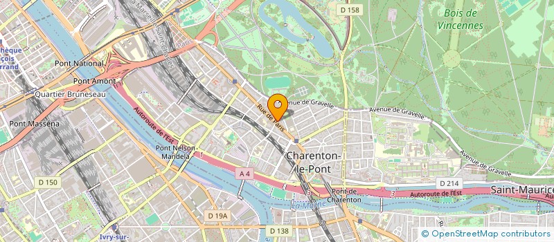localisation de l'entreprise SYND.COPR. 84 RUE PARIS  CHARENTON-LE-PONT
