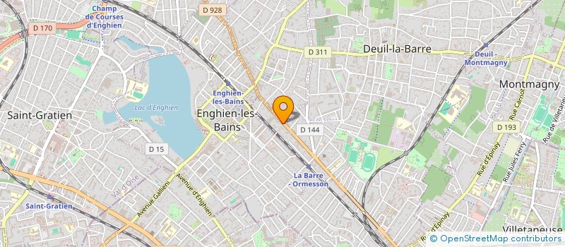 localisation de l'entreprise SYND.COPR. 85 ROUTE DE SAINT LEU 95 DEUI  DEUIL-LA-BARRE