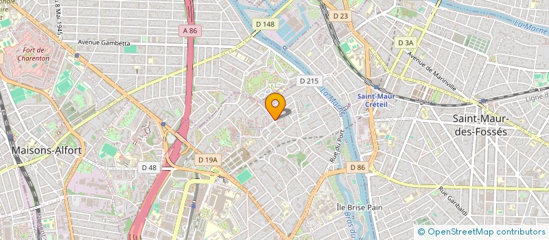 localisation de l'entreprise SYND COPR 86 RUE CHERET 94000 CRETEIL  CRETEIL