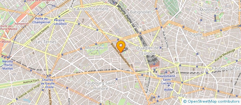 localisation de l'entreprise SYND COPR 86 RUE DE MIROMESNIL 70 BD MALESHERBES 75008 PARIS  PARIS