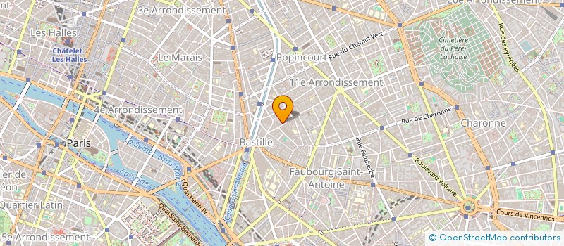 localisation de l'entreprise SYND.COPR. 86 RUE DES TOURNELLES75003 PA  PARIS