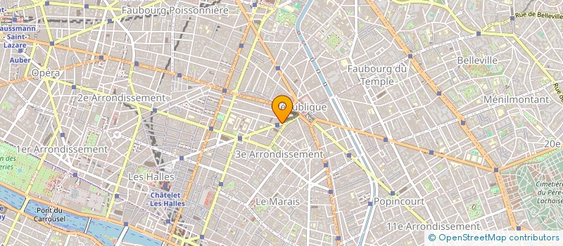 localisation de l'entreprise SYND.COPR. 87 R DE TURBIGO PARIS REP SAR  PARIS