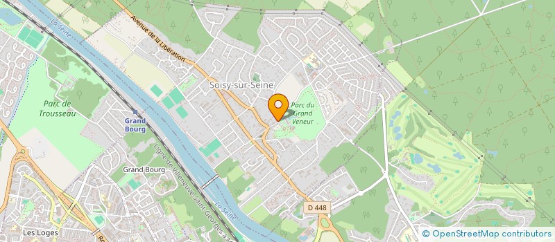 localisation de l'entreprise SYND.COPR. 88 A 100 RUE DANTON RES DES à SOISY-SUR-SEINE