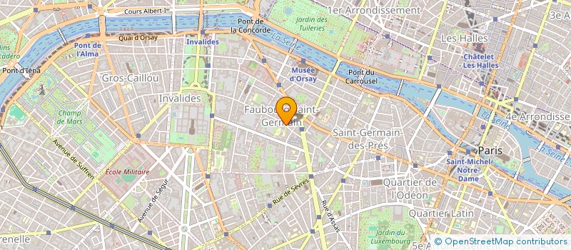 localisation de l'entreprise SYND.COPR. 88 R DE GRENELLE     75007 PA  PARIS