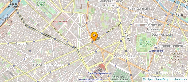 localisation de l'entreprise SYND.COPR. 88 RUE DE SEVRES     75007 PA  PARIS