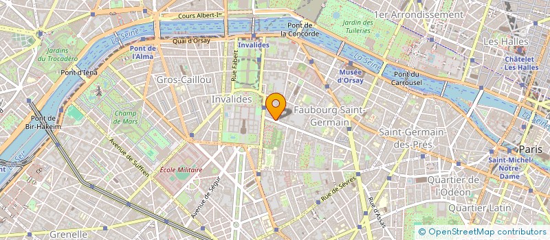 localisation de l'entreprise SYND.COPR. 88 RUE DE VARENNE    75007 PA  PARIS