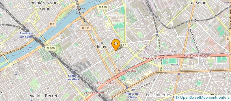 localisation de l'entreprise SYND.COPR. 88 RUE HENRI BARBUSSE 92 CLIC à CLICHY