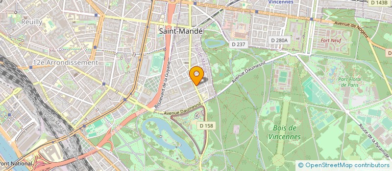 localisation de l'entreprise SYND COPR 89-89B AV DU GAL DE GAULLE à SAINT-MANDE