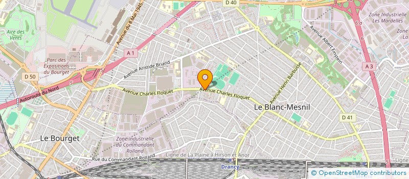 localisation de l'entreprise SYND COPR 89 AV CHARLES FLOQUET à LE BLANC-MESNIL
