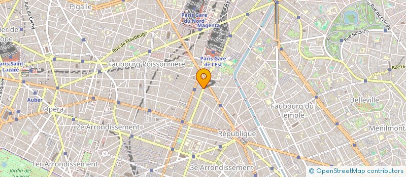 localisation de l'entreprise SYND.COPR. 89 RUE DU FAUBOURG ST MARTIN  PARIS