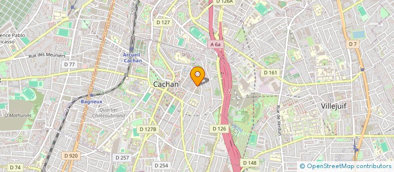 localisation de l'entreprise SYND.COPR. 89 RUE ETIENNE DOLET 94 CACHA  CACHAN