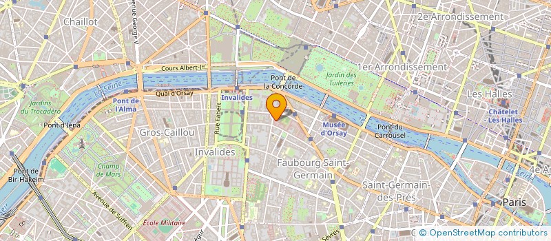 localisation de l'entreprise SYND COPR 9-11 PLACE DU PALAIS BOURBON  PARIS