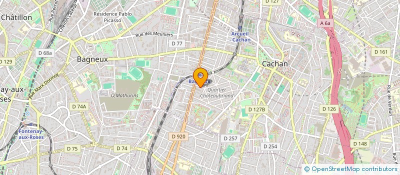 localisation de l'entreprise SYND.COPR. 9-11 RUE D ESTIENNE D ORVES à CACHAN