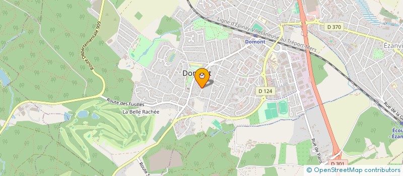 localisation de l'entreprise SYND.COPR. 9 25 R ALBERT MEUNIER RES LES  DOMONT