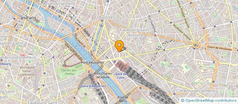 localisation de l'entreprise SYND.COPR. 9 B R. MICHEL CHASLES 75012 P  PARIS