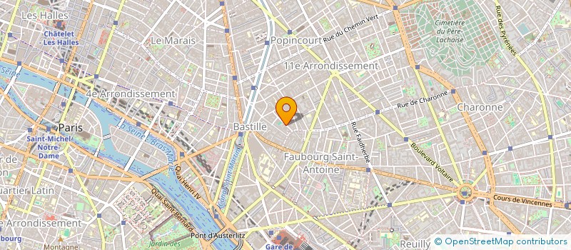 localisation de l'entreprise SYND COPR 9 PASSAGE THIERE 75011 PARIS  PARIS