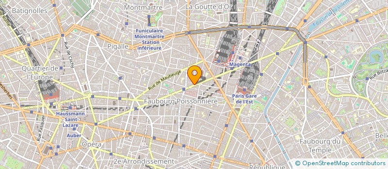 localisation de l'entreprise SYND.COPR. 9 RUE D'AUBERVILLIERS 75019 P  PARIS