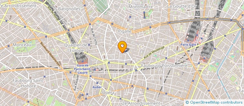 localisation de l'entreprise SYND.COPR. 9 RUE DE LA TOUR DES DAMES 75  PARIS